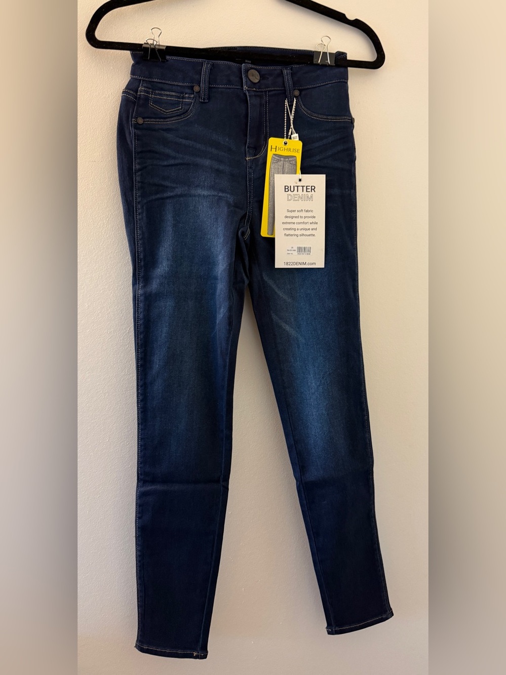 Women’s NWT 1822 Denim Butter High Rise Ankle Skinny Jeans 25
